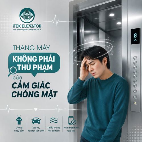 Say xe có bị say thang máy