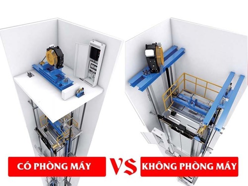 Thang máy gia đình không phòng máy
