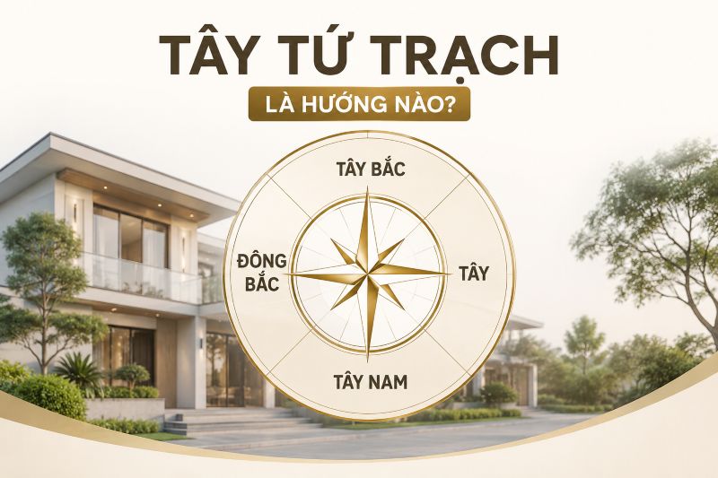 Tây tứ trạch là hướng nào? Cách xác định hướng nhà phù hợp