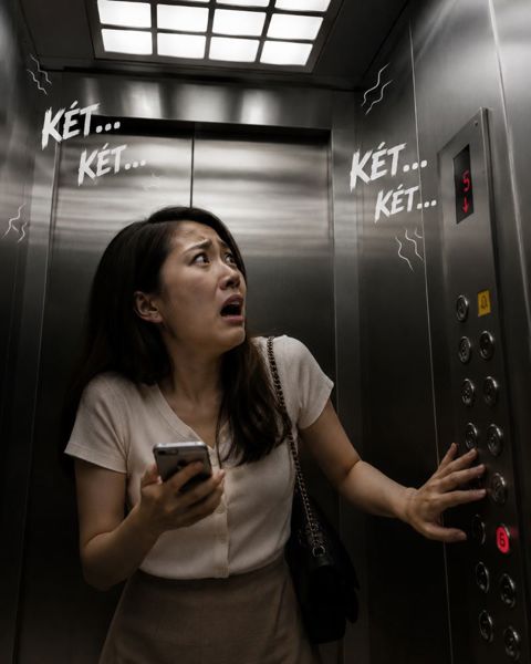 Thang máy kêu két két