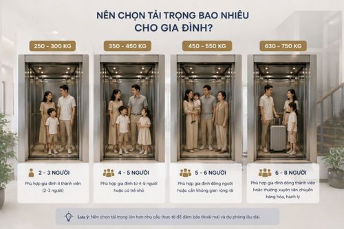 Thang máy gia đình bao nhiêu tiền