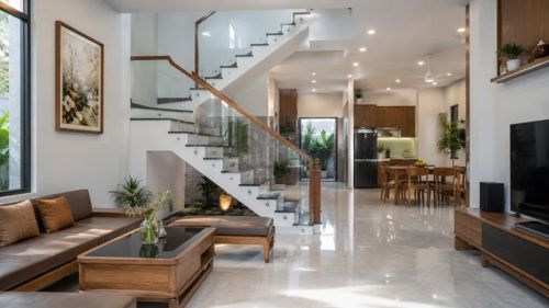 Vị trí đặt cầu thang trong nhà