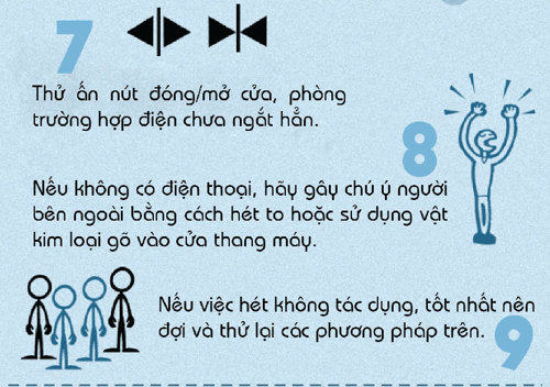 Thang máy bị kẹt phải làm sao