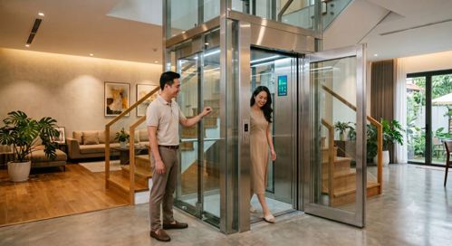 Kích thước thang máy gia đình 350kg​