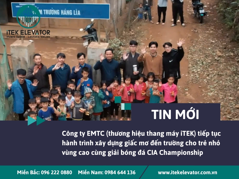 Công ty EMTC tiếp tục hành trình xây dựng giấc mơ đến trường cho trẻ nhỏ vùng cao