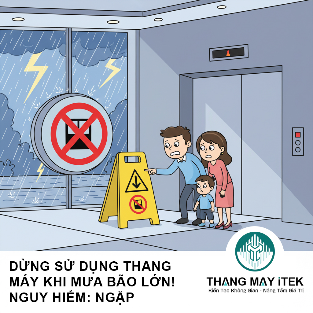 CẢNH BÁO KHẨN CẤP: SIÊU BÃO RAGASA - BẢO VỆ THANG MÁY KHỎI NGUY CƠ NGẬP LỤT VÀ HỎNG HÓC NẶNG!