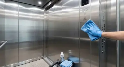 Cách vệ sinh inox thang máy