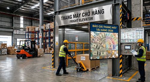 Báo giá thang máy chở hàng​