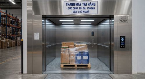 Báo giá thang máy tải hàng 1500kg​