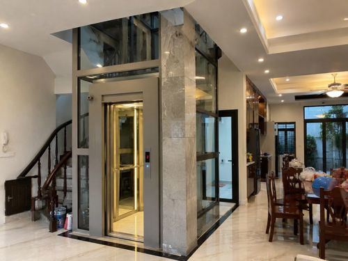 Nhà đã xây có lắp được thang máy không