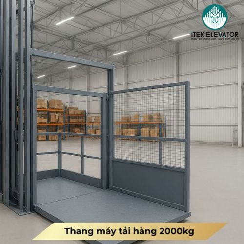 Thang máy tải hàng 2000kg